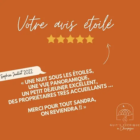 Nuit's Feerique En Champagne Chalet Meurville